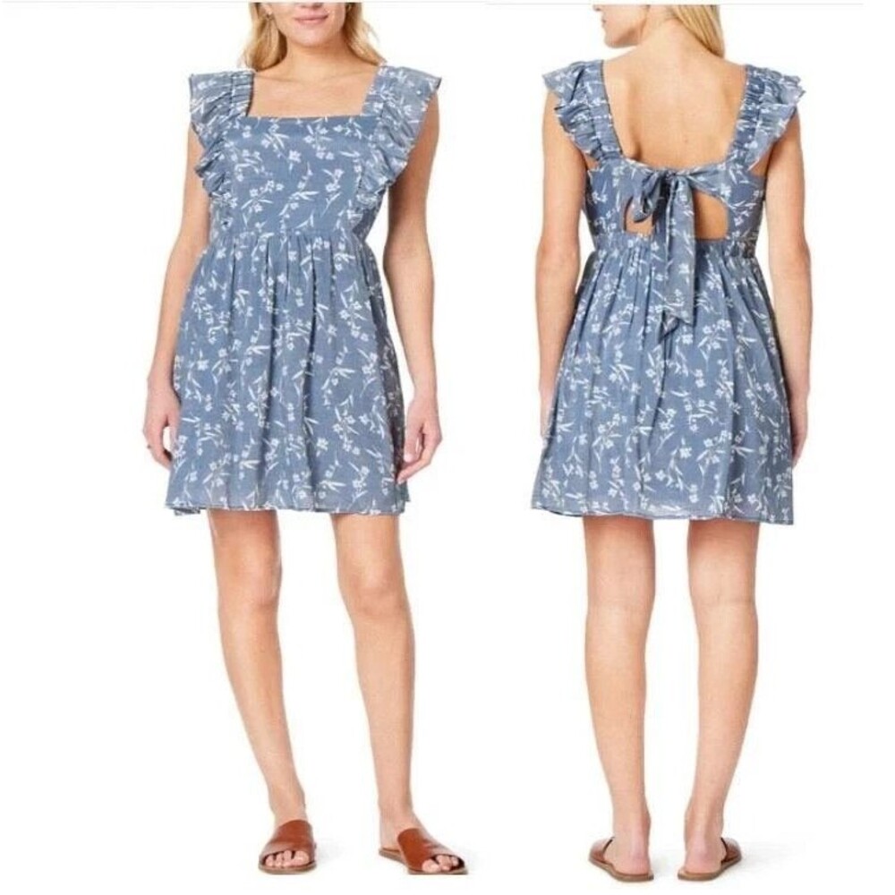 Wallflower MORGAN FLORAL Flutter Sleeve Dress Women's Size 1X Cottage Core BoHo